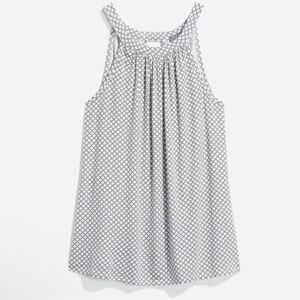 Loveappella Knit Halter Top Size *PETITE SMALL* Casual Neutral Sleeveless Top